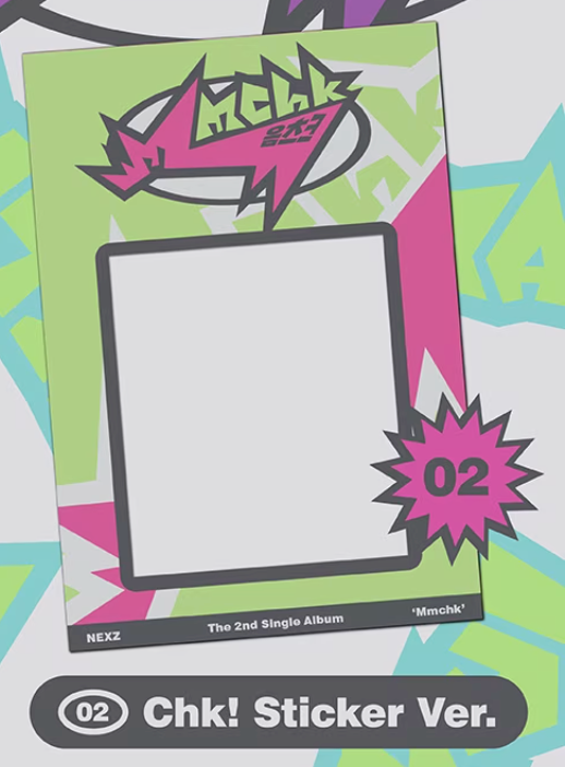 NEXZ THE 2ND SINGLE ALBUM [ Mmchk ] STICKER VER.