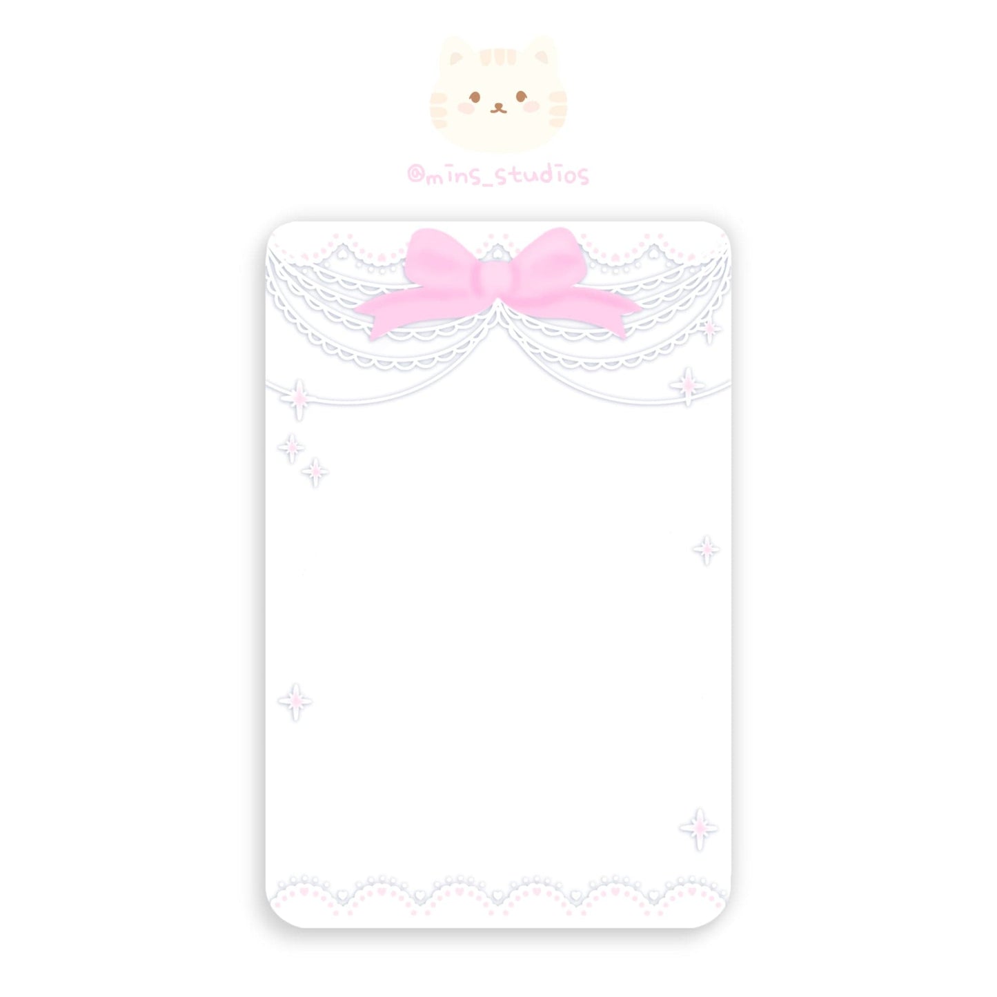 MINS STUDIOS Lace Deco Frame