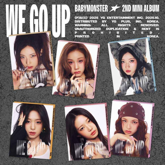 (POB) BABYMONSTER - 2nd MINI ALBUM [WE GO UP] (PATTERN Ver.)