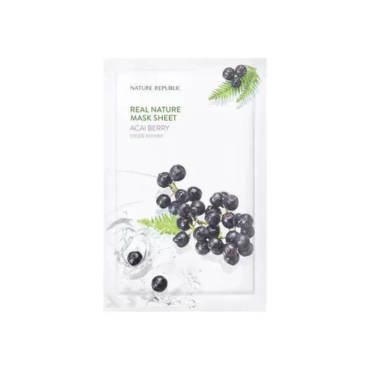 NATURE REPUBLIC Real Nature Mask Sheet Acai Berry