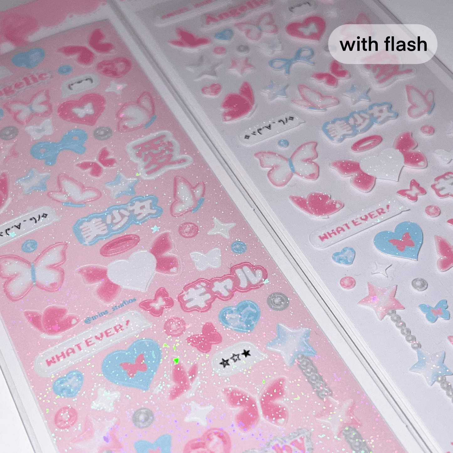 MINS STUDIOS Y2K Butterfly Deco Sticker