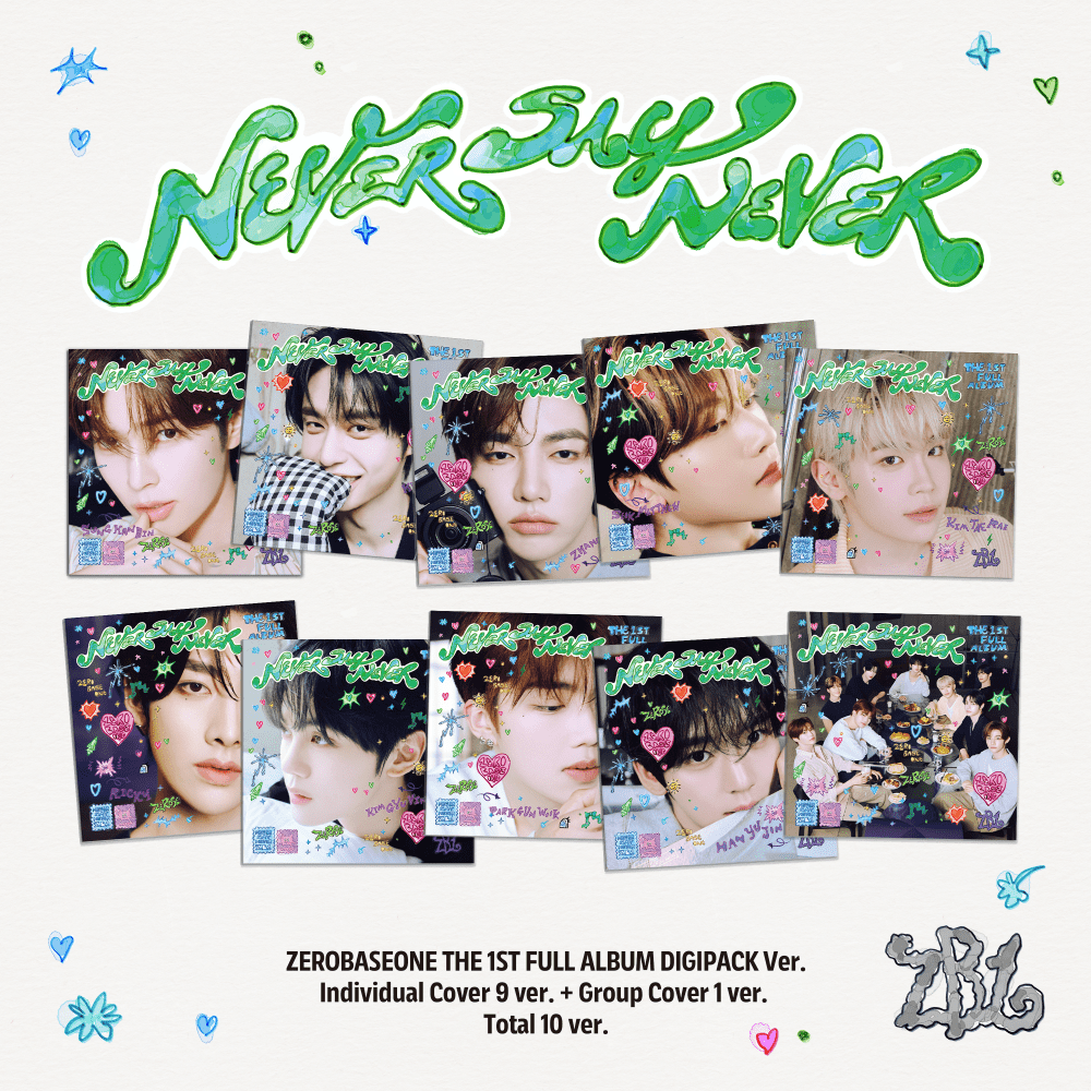 (POB) ZEROBASEONE - The 1st Full Album [NEVER SAY NEVER] (DIGIPACK Ver.)
