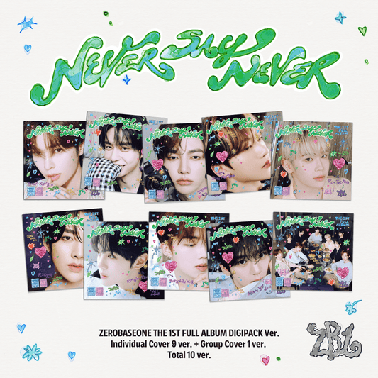 (POB) ZEROBASEONE - The 1st Full Album [NEVER SAY NEVER] (DIGIPACK Ver.)