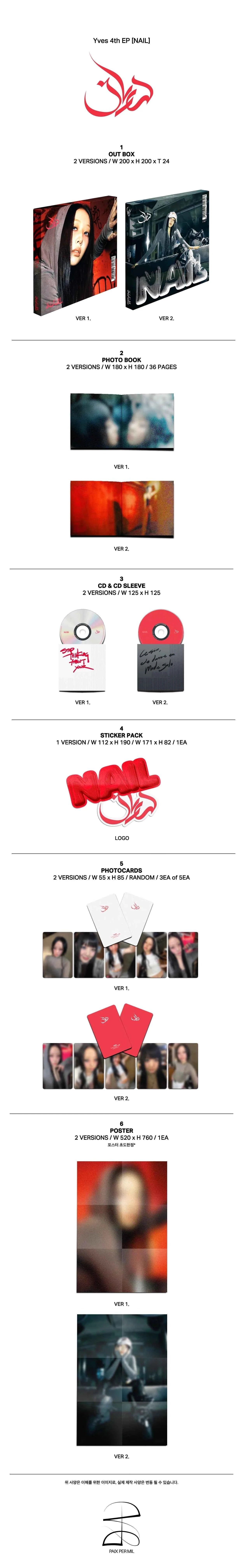 YVES 4TH EP - NAIL (DELUXE VER.)