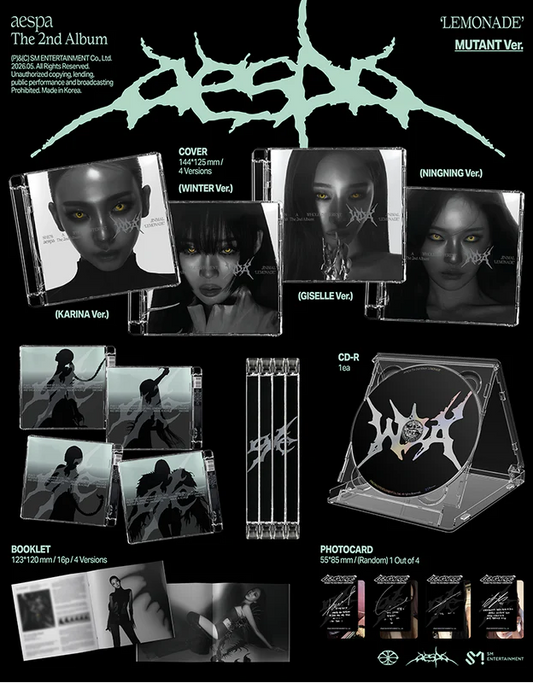 AESPA 2ND ALBUM - LEMONADE (MUTANT VER)