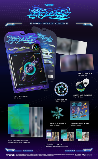 1VERSE - 1st Single Album [The 1st Verse] - Mins Studios Exclusive Lucky Draw