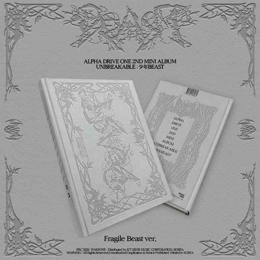 ALPHA DRIVE ONE - UNBREAKABLE : 少年BEAST [2nd Mini Album - Fragile Beast Ver.]