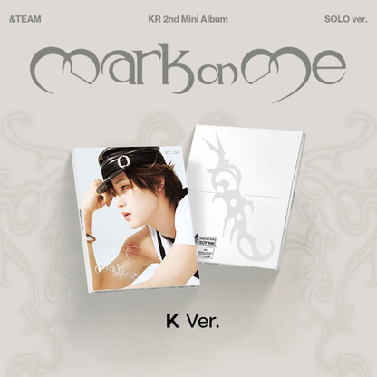 &TEAM - KR 2ND MINI ALBUM [MARK ON ME] (SOLO VER.)