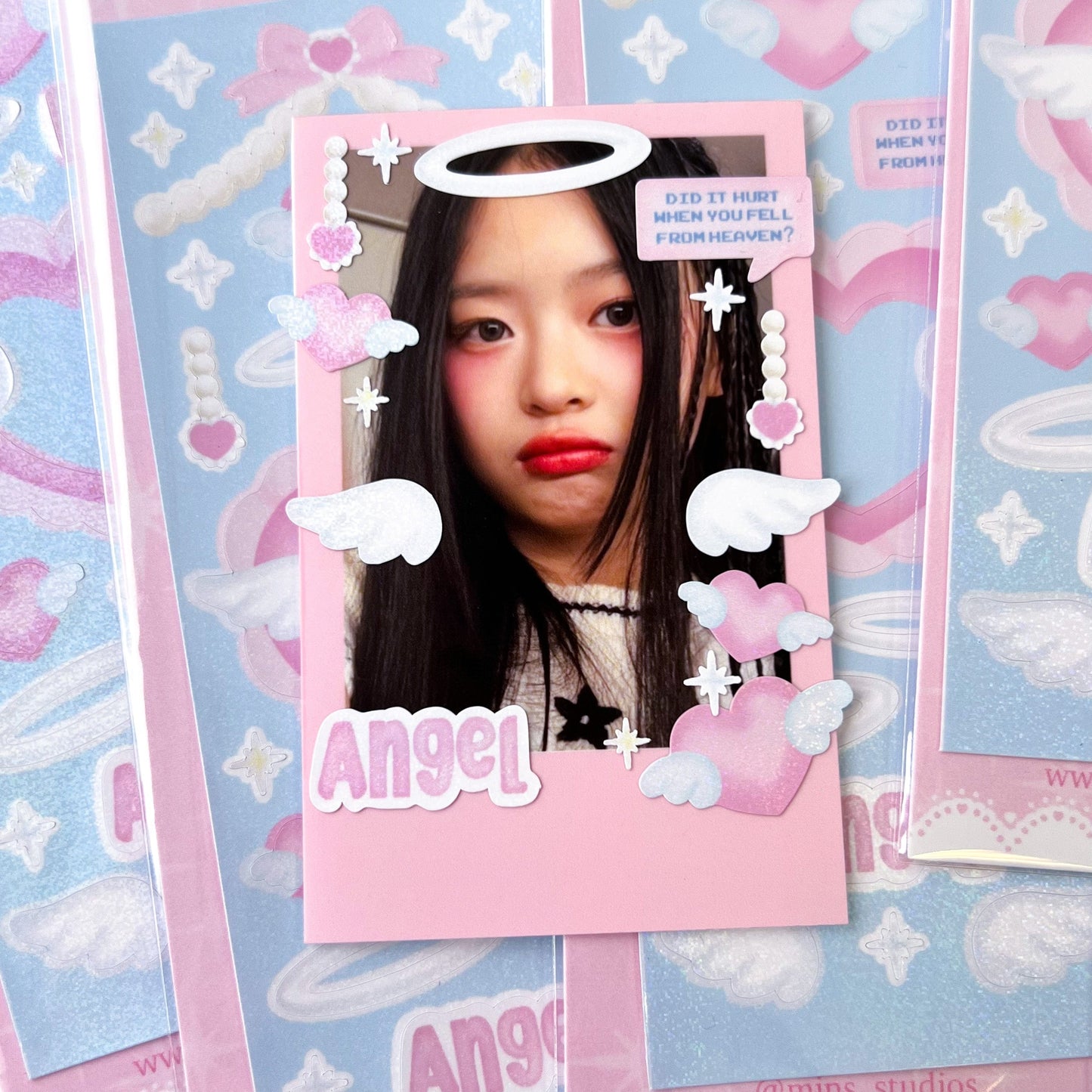 MINS STUDIOS Angel Deco Sticker