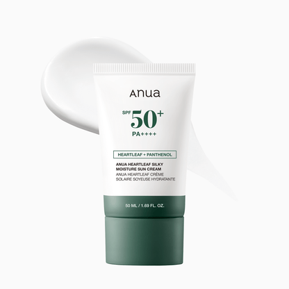 ANUA Heartleaf Silky Moisture Suncream 50ml