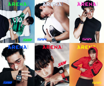 ARENA HOMME+ August 2025 ATEEZ SAN