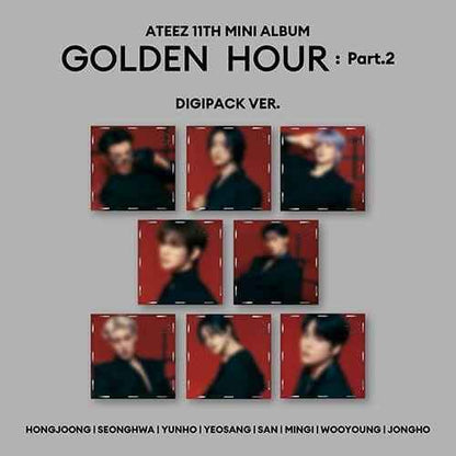 ATEEZ 11th EP GOLDEN HOUR : Part.2 (Digipack Ver.)