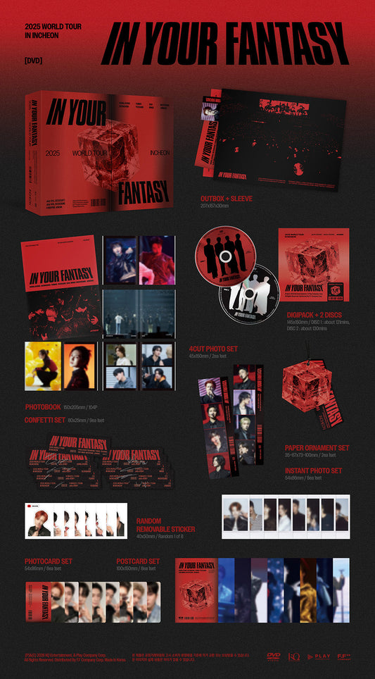 ATEEZ - IN YOUR FANTASY [2025 WORLD TOUR IN INCHEON - DVD] gallery image 1