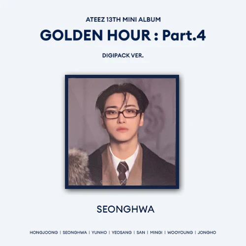 ATEEZ - 13th Mini Album [GOLDEN HOUR : Part.4] (DIGIPACK Ver.)