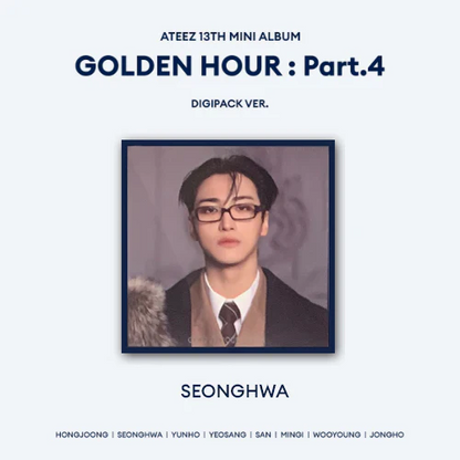 ATEEZ - 13th Mini Album [GOLDEN HOUR : Part.4] (DIGIPACK Ver.)