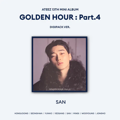 ATEEZ - 13th Mini Album [GOLDEN HOUR : Part.4] (DIGIPACK Ver.)