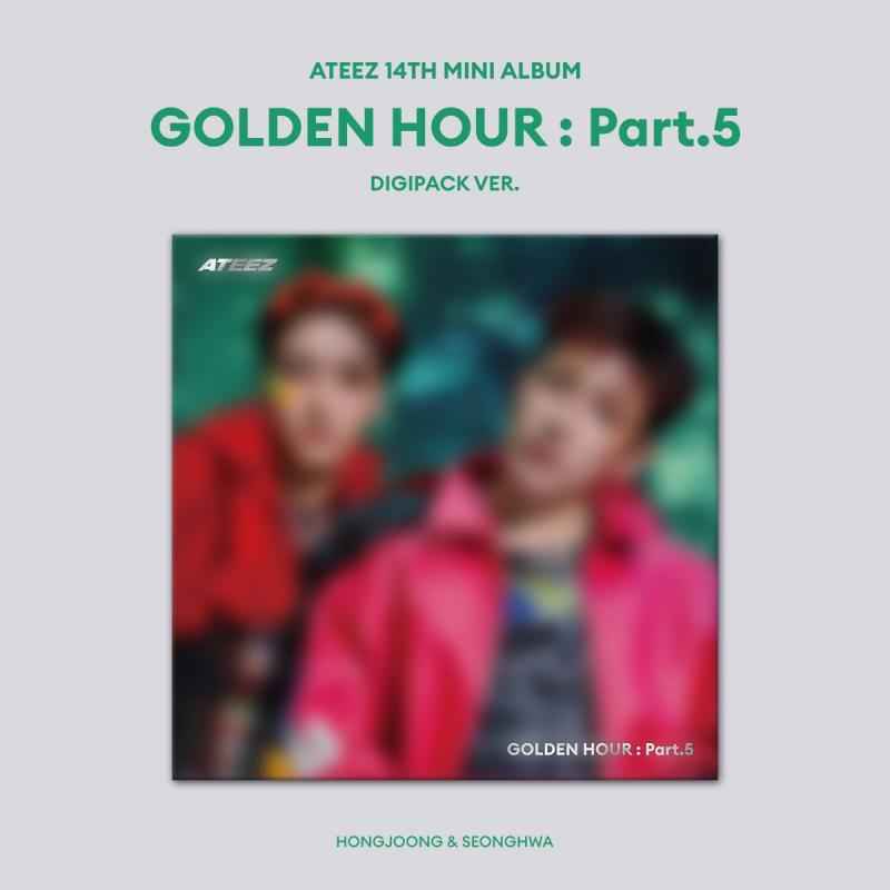 ATEEZ 14TH MINI ALBUM - GOLDEN HOUR : PART.5 (DIGIPACK UNIT VER.)