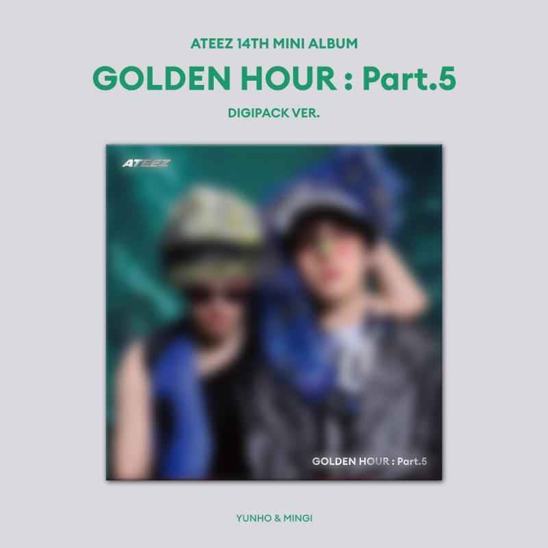 ATEEZ 14TH MINI ALBUM - GOLDEN HOUR : PART.5 (DIGIPACK UNIT VER.)