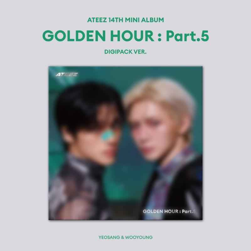 ATEEZ 14TH MINI ALBUM - GOLDEN HOUR : PART.5 (DIGIPACK UNIT VER.)