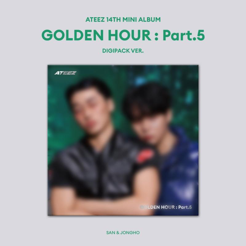 ATEEZ 14TH MINI ALBUM - GOLDEN HOUR : PART.5 (DIGIPACK UNIT VER.)