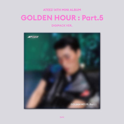 ATEEZ 14TH MINI ALBUM - GOLDEN HOUR : PART.5 (DIGIPACK VER.)