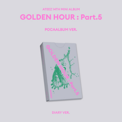 ATEEZ 14TH MINI ALBUM - GOLDEN HOUR : PART.5 (POCAALBUM)