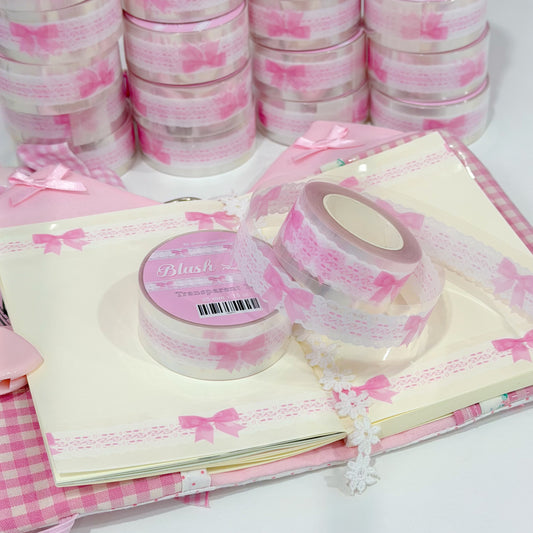 MINS STUDIOS Blush Lace Transparent Tape