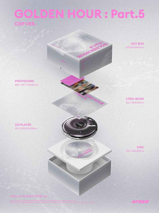 ATEEZ - GOLDEN HOUR : PART.5 (CDP VER.)