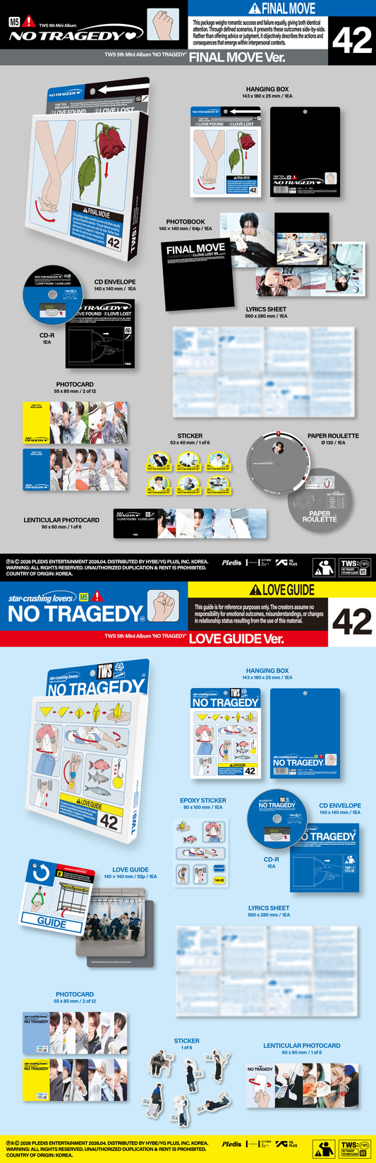 TWS 5TH MINI ALBUM - NO TRAGEDY