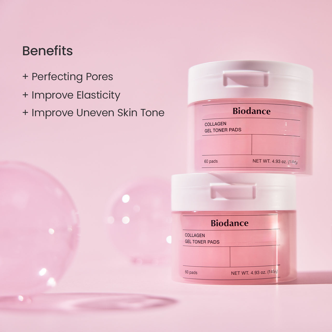BIODANCE - Collagen Gel Toner Pads 60Pads