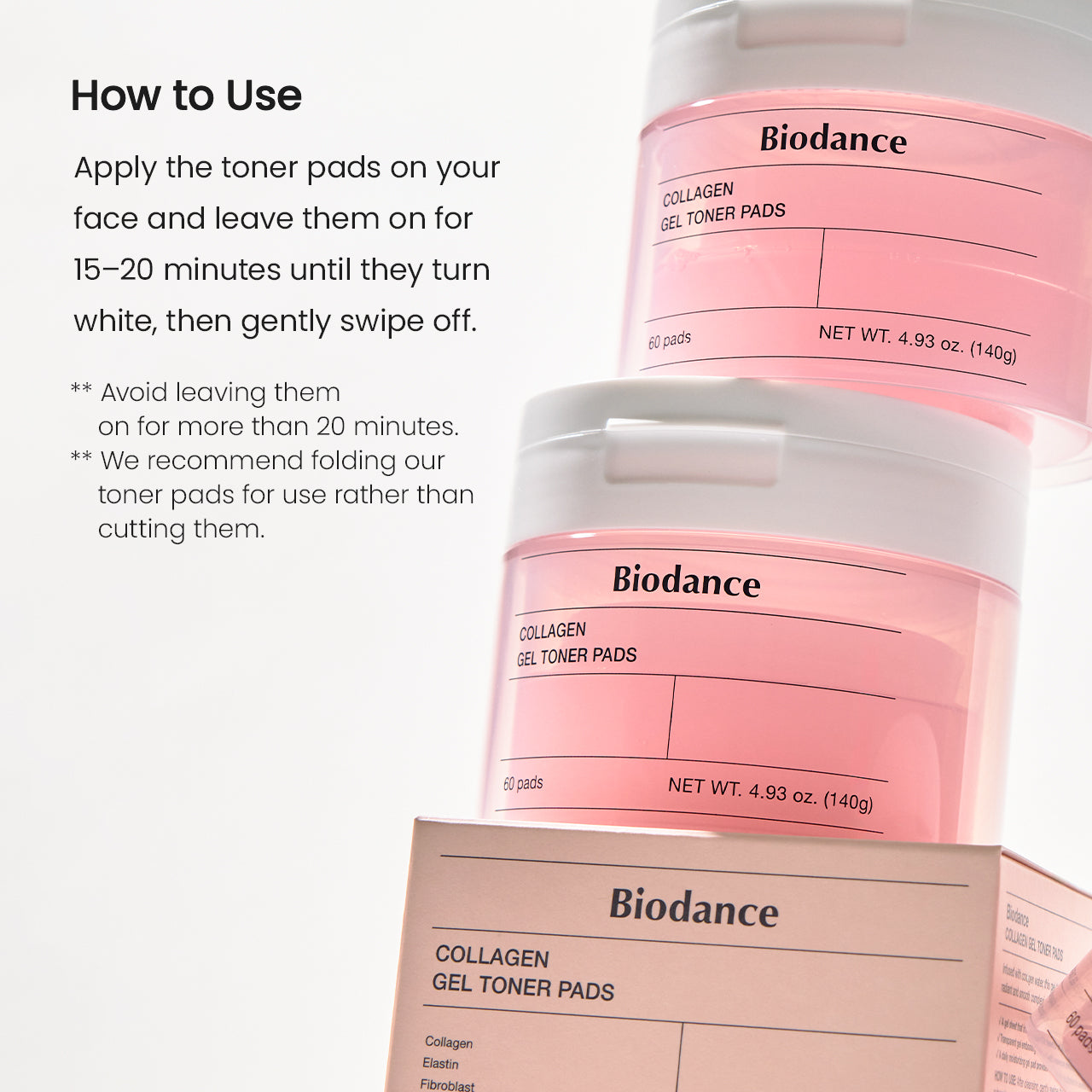 BIODANCE - Collagen Gel Toner Pads 60Pads