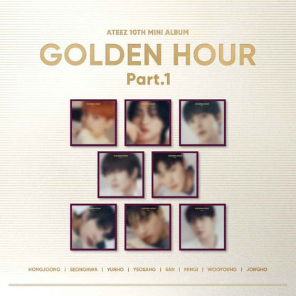 ATEEZ 10th Mini Album GOLDEN HOUR : Part.1 (Digipack Ver.)