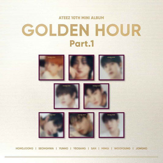 ATEEZ 10th Mini Album GOLDEN HOUR : Part.1 (Digipack Ver.)