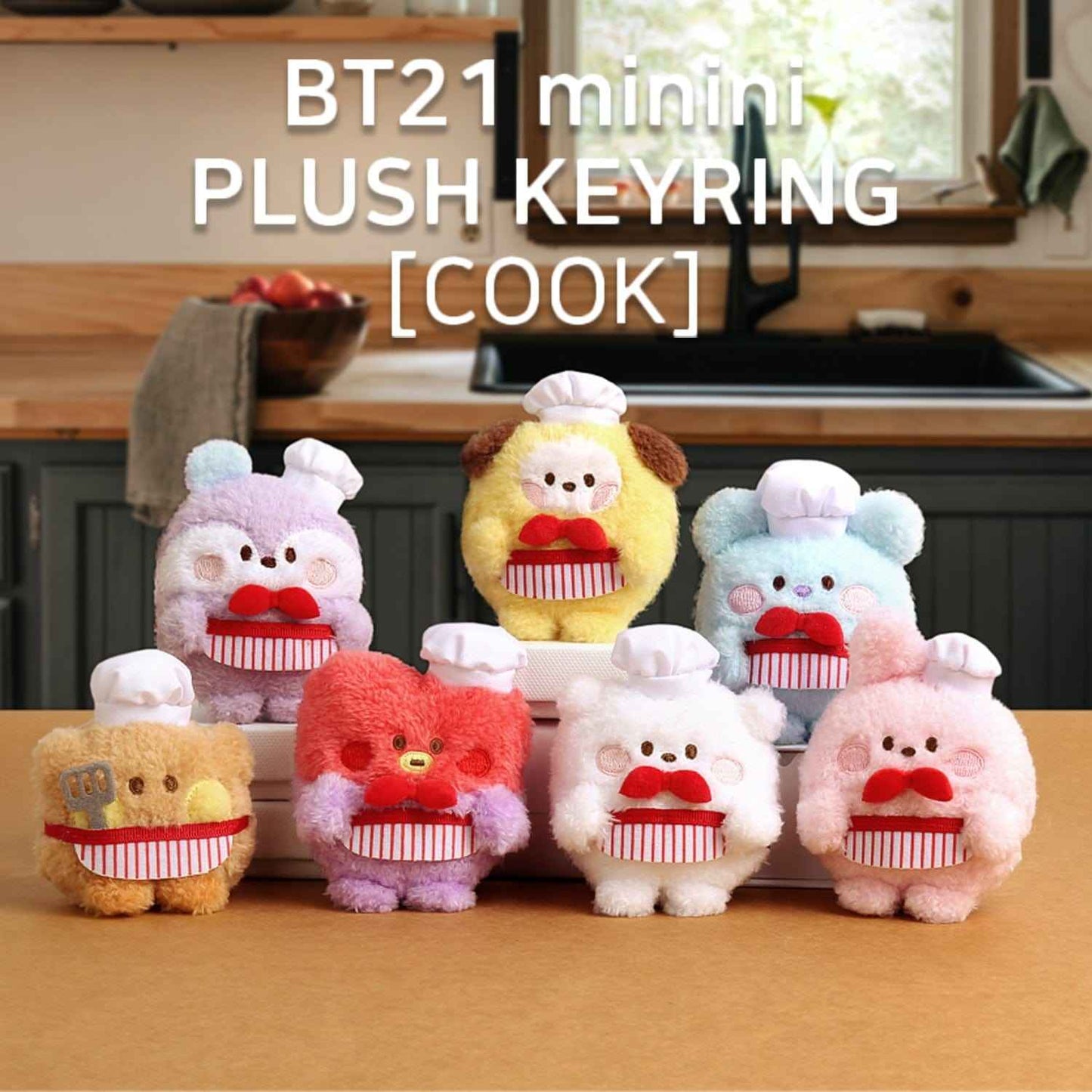 BT21 minini doll key ring [Chef]