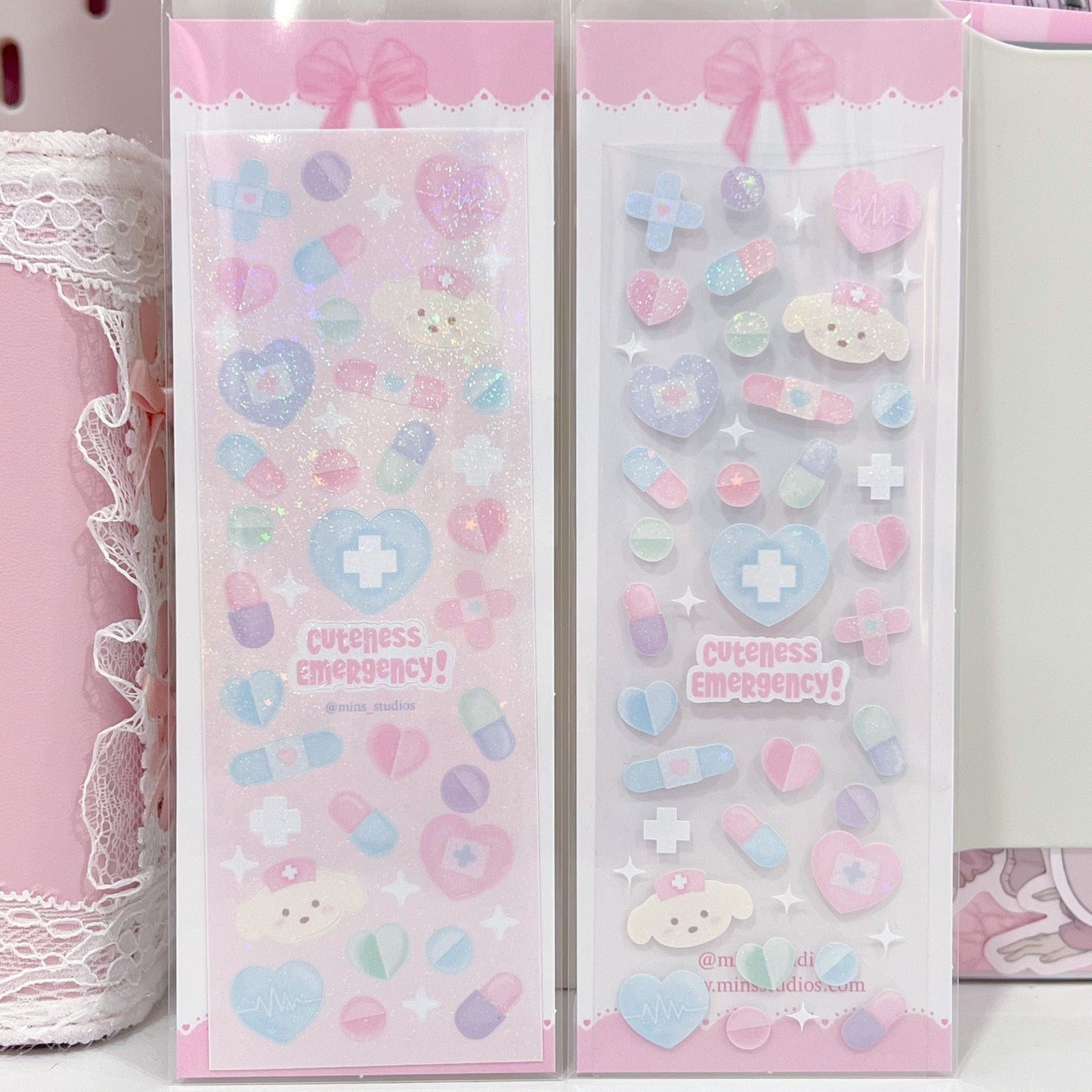 MINS STUDIOS Cuteness Emergency Deco Sticker