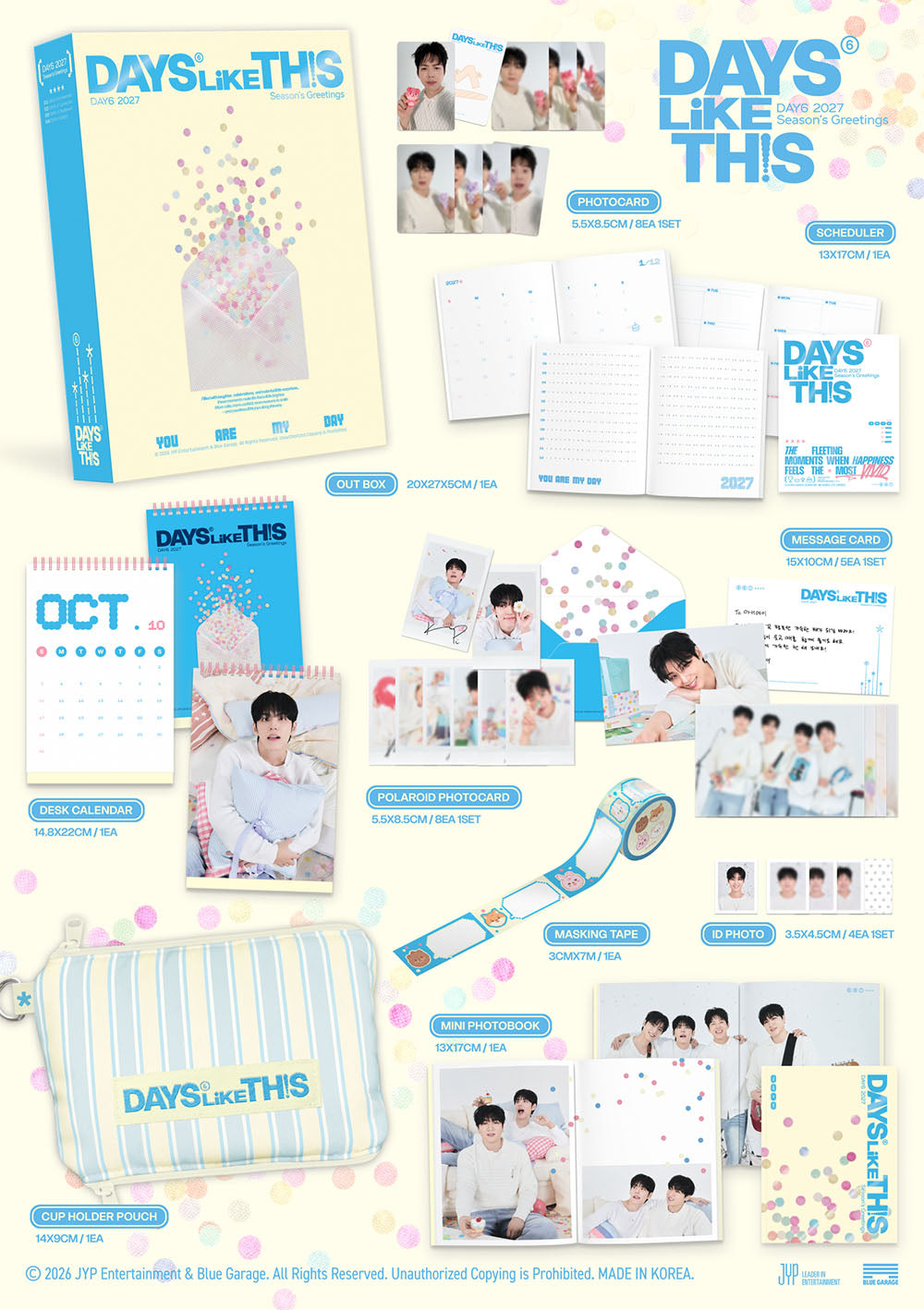 [PRE-ORDER] DAY6 2027 Season's Greetings [DAYS LIKE THIS]
