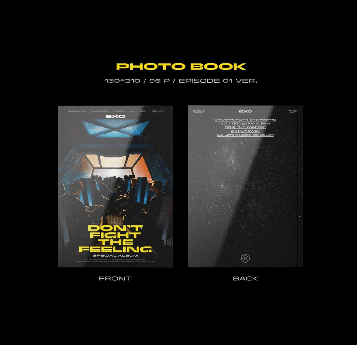 EXO - SPECIAL ALBUM [DON’T FIGHT THE FEELING] (PHOTO BOOK Ver.)