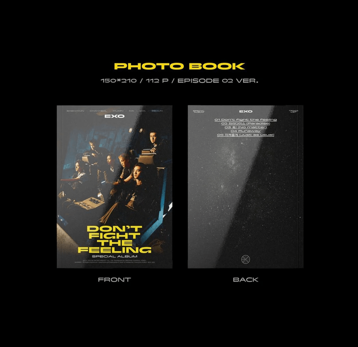 EXO - SPECIAL ALBUM [DON’T FIGHT THE FEELING] (PHOTO BOOK Ver.)