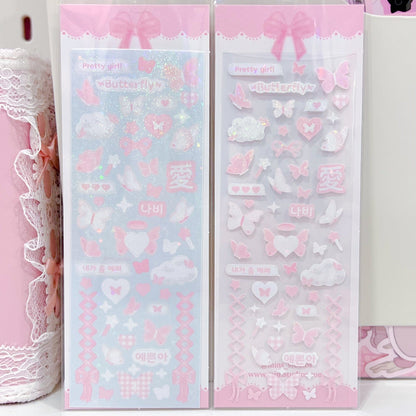 MINS STUDIOS Fairy Butterfly Deco Sticker