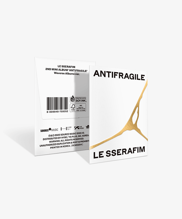 LE SSERAFIM - 2nd Mini Album [ANTIFRAGILE] (WEVERSE ALBUMS Ver.)