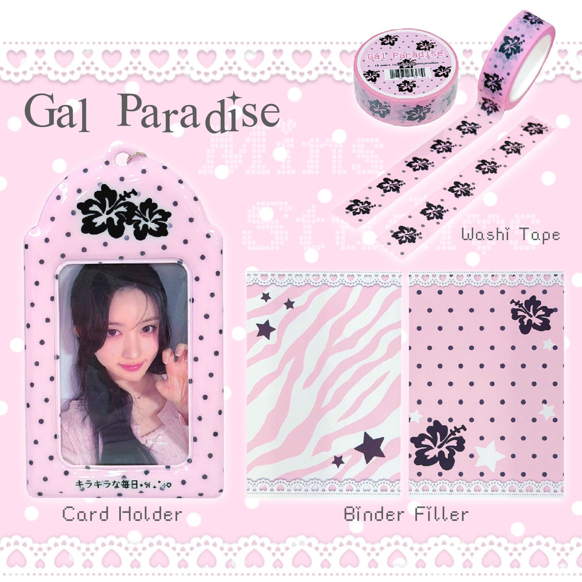MINS STUDIOS Gal Paradise Card Holder