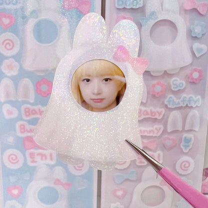 MINS STUDIOS Ghost Bunny Deco Sticker