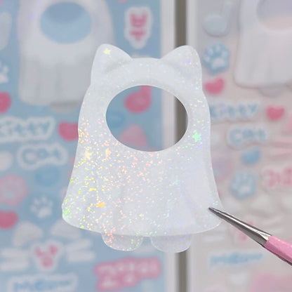 MINS STUDIOS Ghost Kitty Deco Sticker