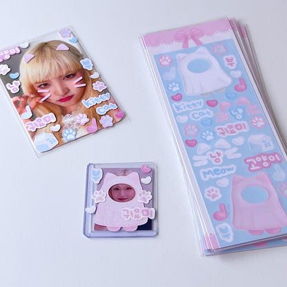 MINS STUDIOS Ghost Kitty Deco Sticker