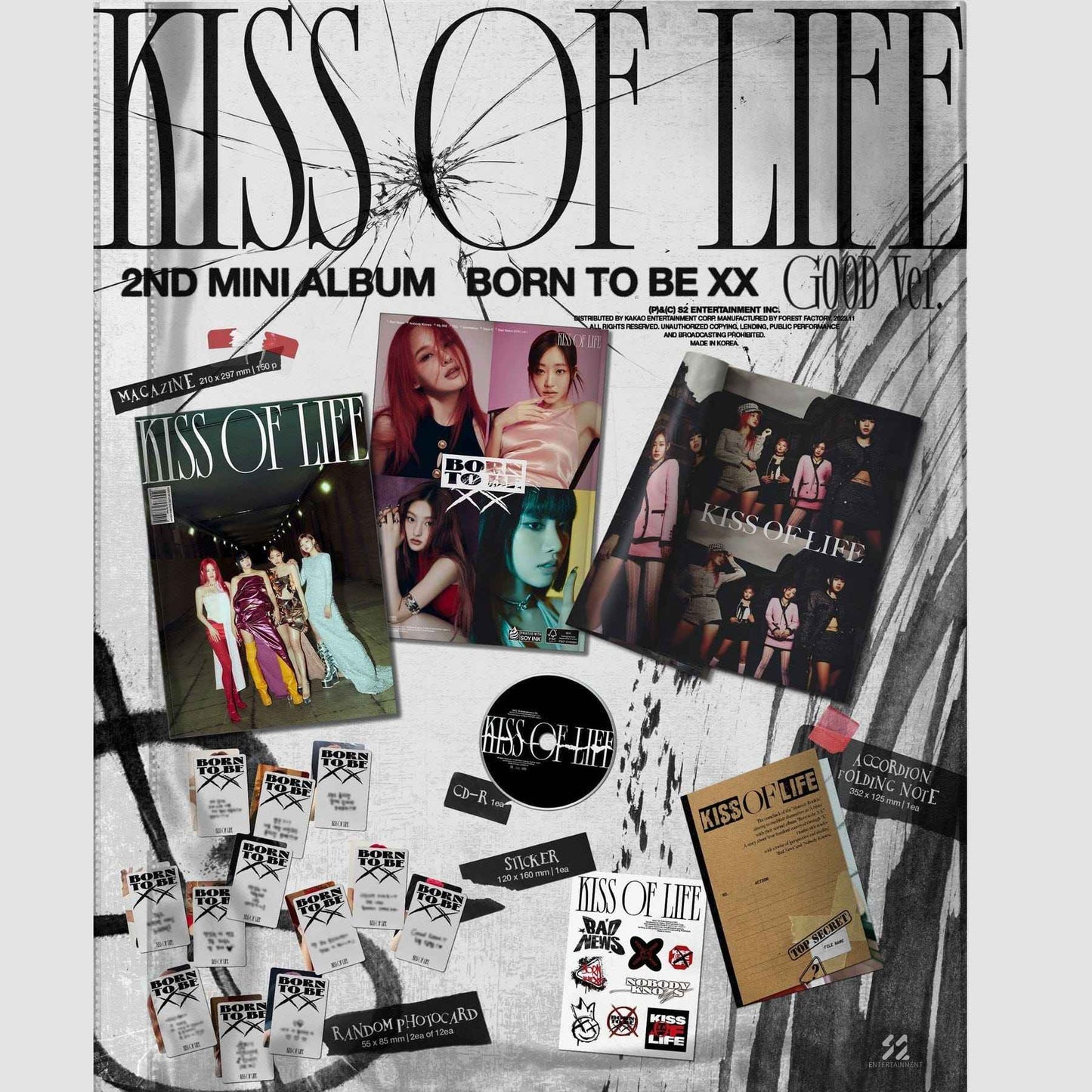 KISS OF LIFE - 2nd Mini Album [Born to be XX]