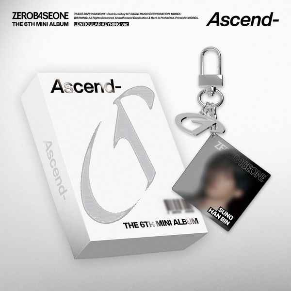 ZEROBASEONE THE 6TH MINI ALBUM - ASCEND- (LENTICULAR KEYRING VER.)