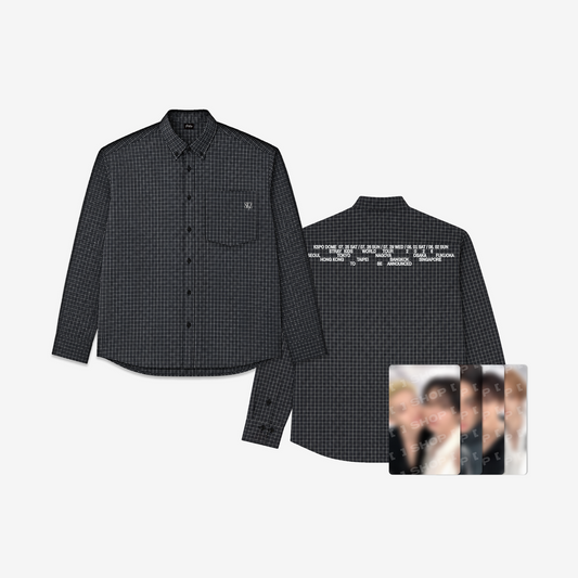 [PRE-ORDER] Stray Kids - [RUN IT SEOUL] CHECK SHIRT