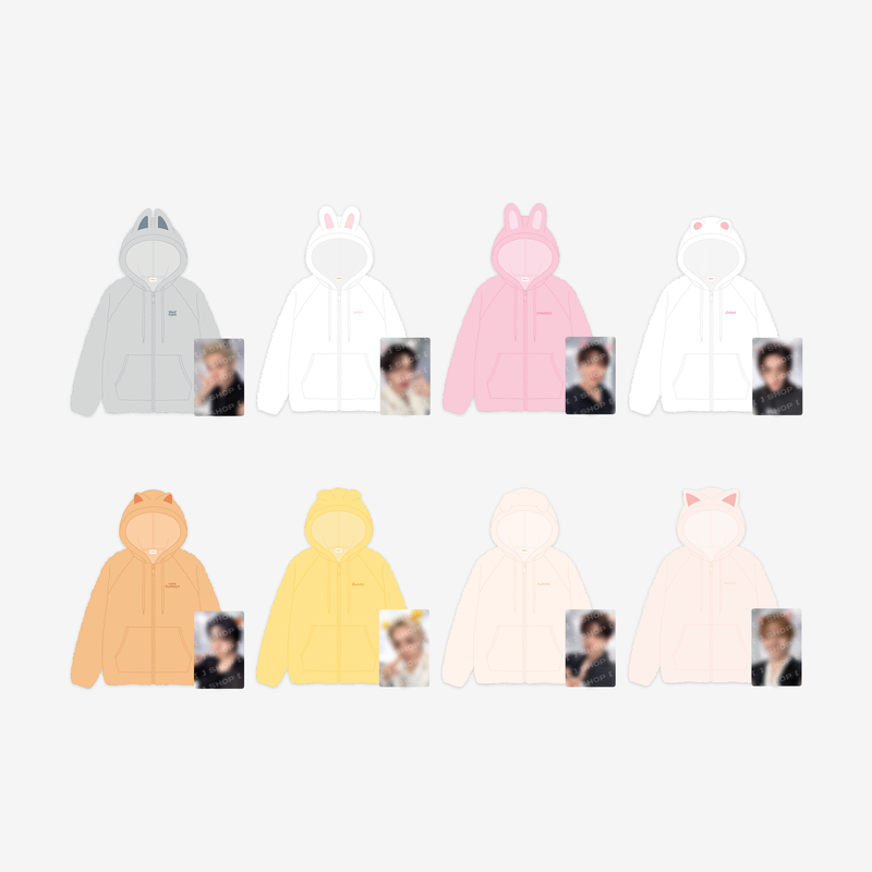 [PRE-ORDER] Stray Kids - [RUN IT SEOUL] SKZOO FLEECE HOOD ZIP-UP