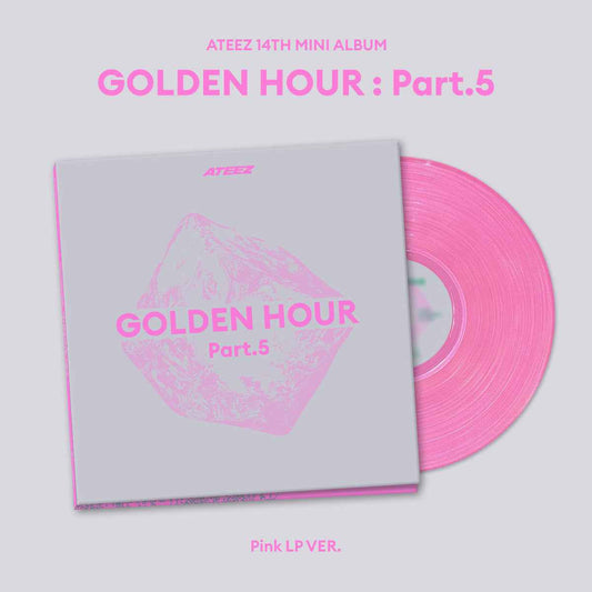 ATEEZ – 14th Mini Album [GOLDEN HOUR : Part.5] (Pink LP Ver.)