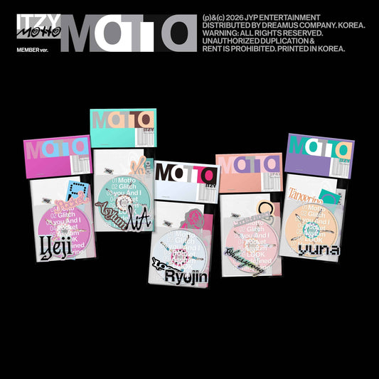 ITZY 12TH MINI ALBUM - MOTTO (MEMBER VER.)